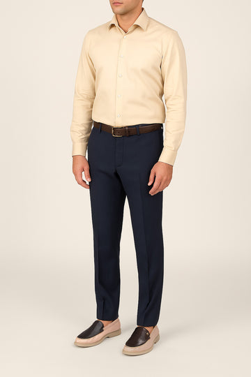 Ray Blend Stingray Leather in Textured Beige Yacht Loafers