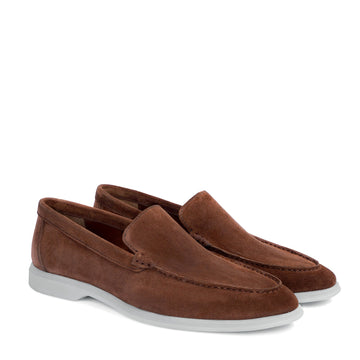 Rustic Finish Yacht Slip-On Shoes