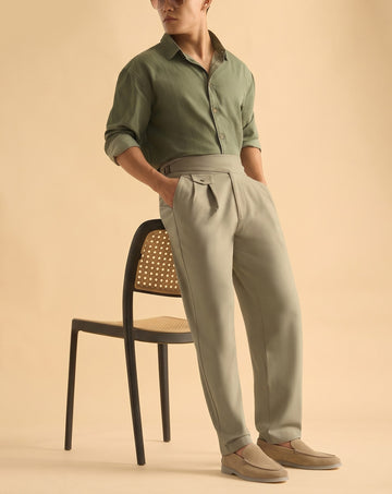 Yacht Shoes in Beige Suede Leather