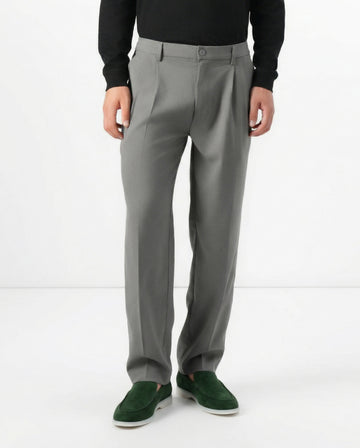 Men's Yacht Shoes in Green suede Leather