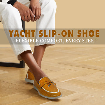 Light Weight Yellow Yacht Shoes