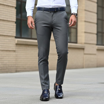 Trademark Lion Logo Penny Loafers in Blue Leather