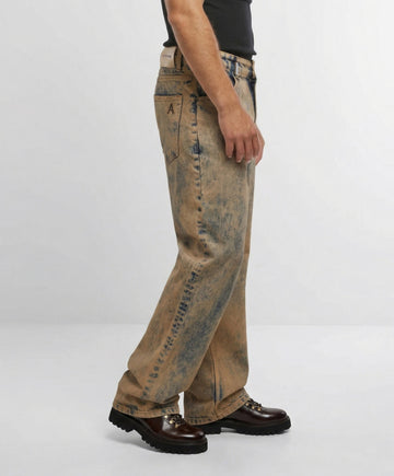 Padded Tri-Collar Light Weight Welt Dark Brown Leather Chunky Boots