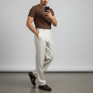 Stitched Toe Light Weight Dark Brown Croco Embossed Sneaker