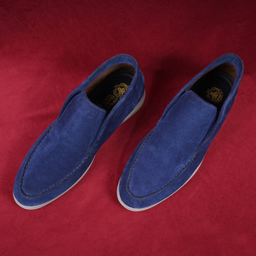 Winter Walk Blue Suede Leather Yacht collection Boots