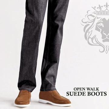 Winter Walk Tan Suede Leather Yacht collection Boots