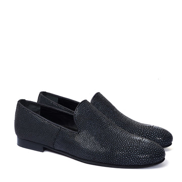 Exotic Slip-on Shoes in Stingray Fish Leather