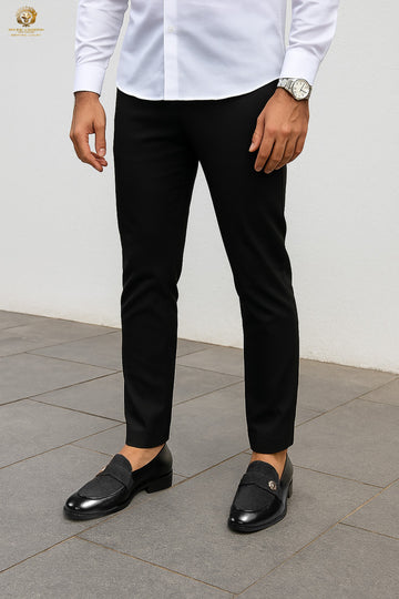 Ray Blend Stingray Leather in Black Yacht Loafers