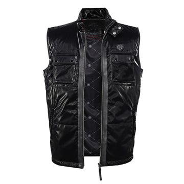 Black Premium Metallic Finish Vest