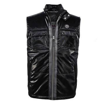 Black Premium Metallic Finish Vest