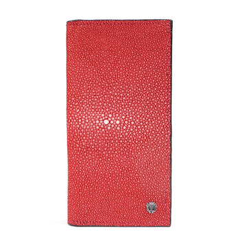 Long Clutch/Wallet For Women in Exotic Stingray Fish Leather