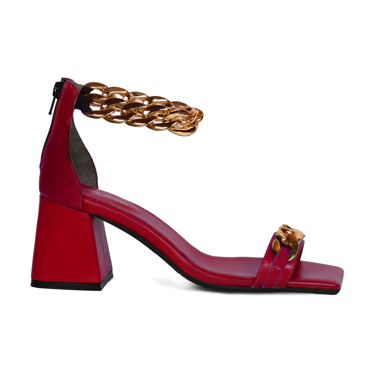 Buy Iconics Red Women Solid Sandals Online
