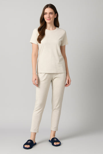 Lioness Blue Two Tone Full Italian Velvet Women Slippers By Brune & Bareskin