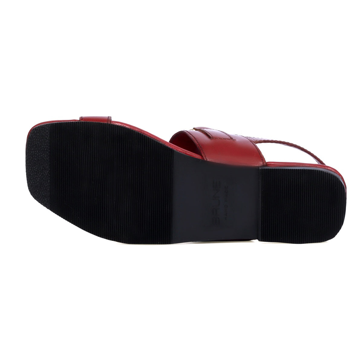 Black Comfortable Flat Slip On Pu And Leather Sandal For Ladies at Best  Price in Bahadurgarh | Tara Footwears Private Limited