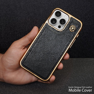 iPhone Mobile Cover in Genuine Stingray Leather