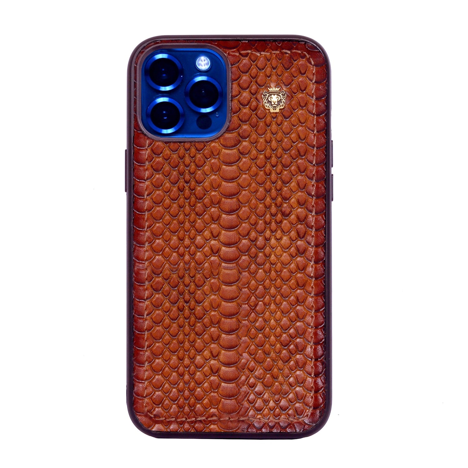 iPhone Mobile Cover in Snake Skin Embossed Leather