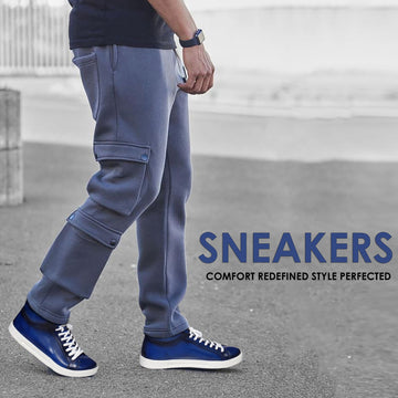 Mid Top casual Blue Sneaker