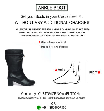 Black Forever Comfort High Ankle Ladies Boots By Brune & Bareskin