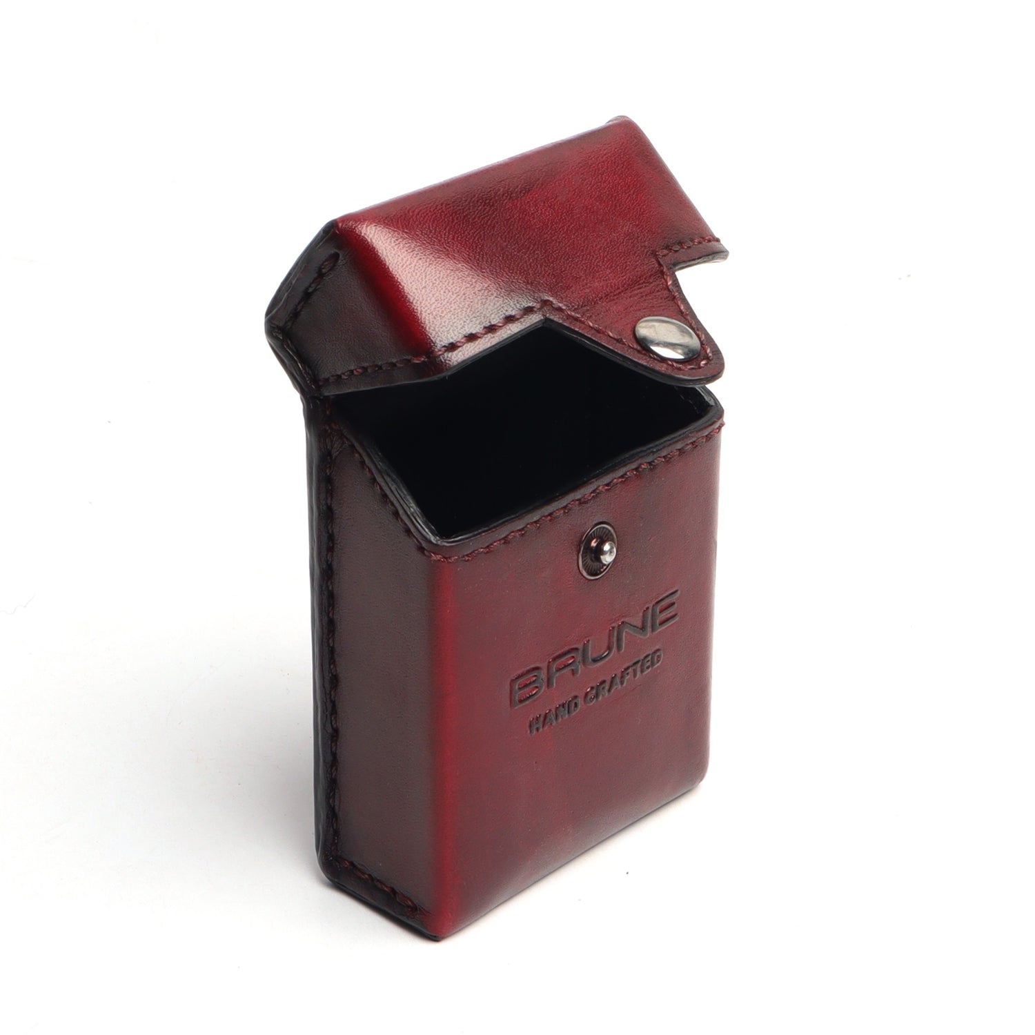 In Pakistan Cigarette Case Mobile Cover King Size Wine Genuine Leather Cigarette Carrying Case By Brune Bare