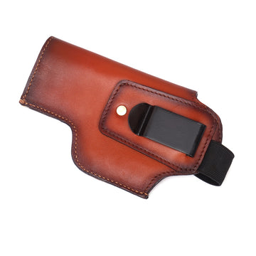 Tan Glock Cover in Genuine leather Ammo cover (MTO)