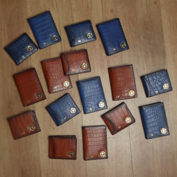 Corporate Gifting Multi Colored Leather Wallets and Passport Holder with Embossed Initials bulk Order (Reference Price for 1 Unit)