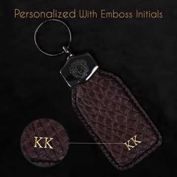 Corporate Gifting Bulk holder in Genuine Leather Personalized Key Holder (Reference Price for 1 Unit)
