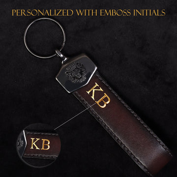 Corporate Gifting/Bulk Order of Personalized Leather Keychain With Bespoke services (Reference Price for 1 Unit)