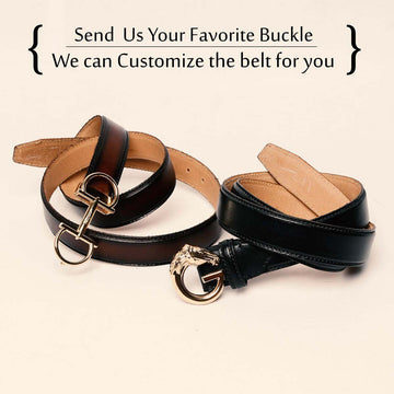 Your Buckle Our Belt-Crafted in Black & Brown Leather By Brune & Bareskin