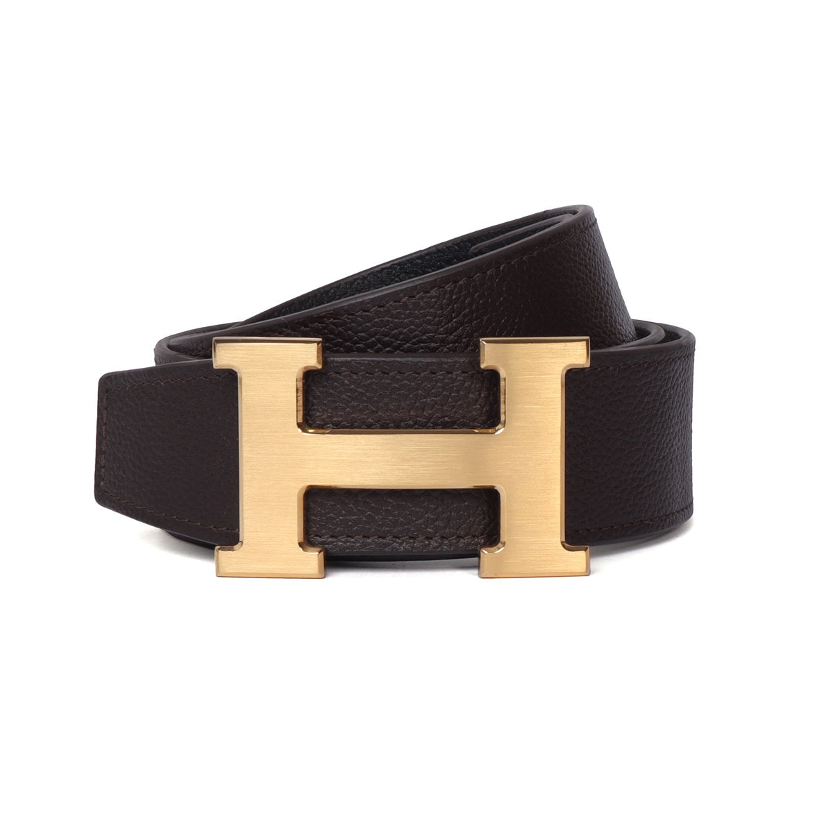 Your Buckle Our Belt-Crafted in Dark Brown Leather By Brune & Bareskin