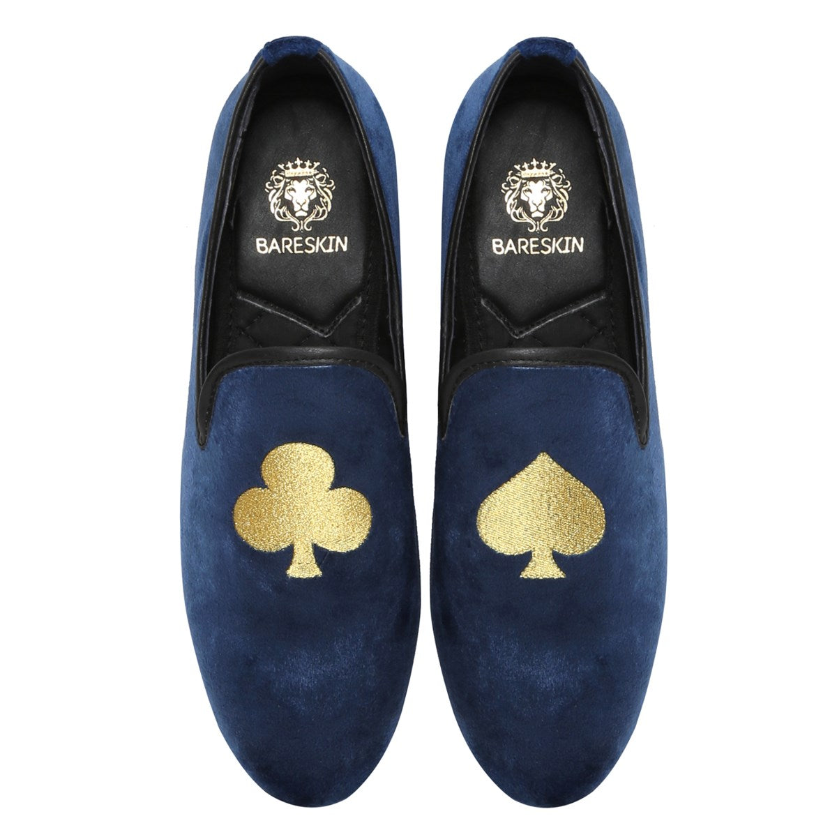 Blue Italian Velvet Slip-On By Brune & Bareskin