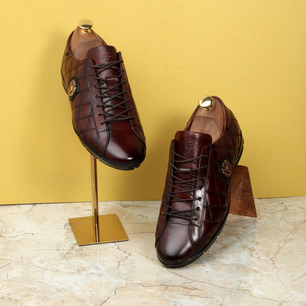Cole Haan Men Brown leather sneakers - Men - 1757521080