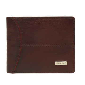 Brown Leather Wallet For Men By Brune