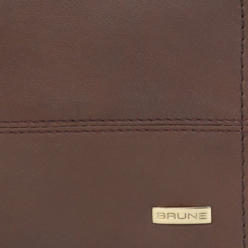 Dual Shade Brown Leather Wallet For Men By Brune