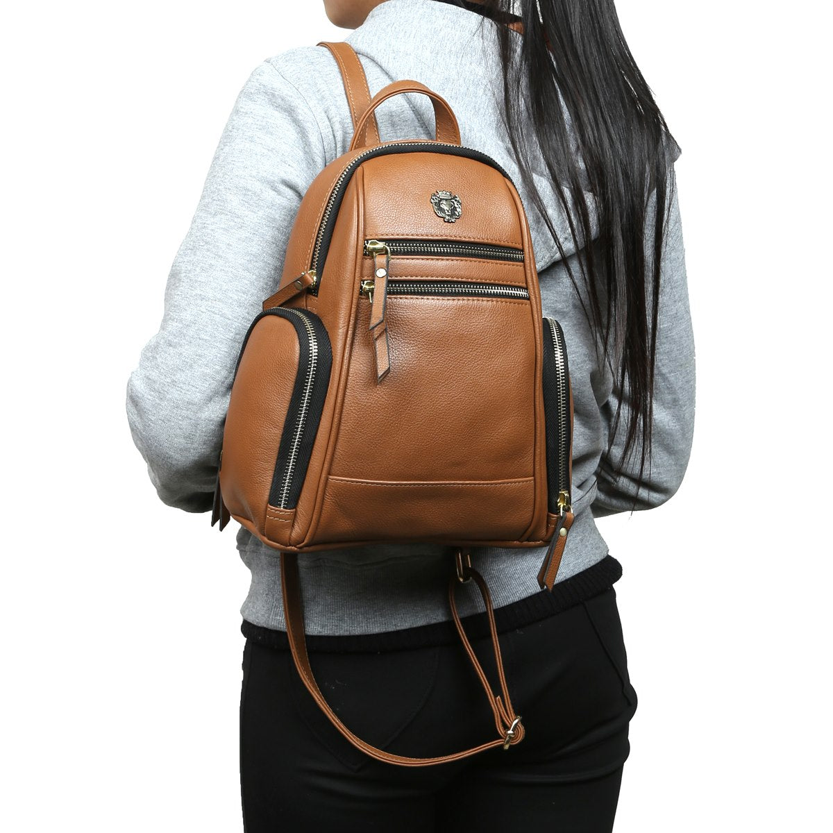 Buy Leather Backpack, Leather Rucksack, Tan Leather Backpack Purse for  Women Online in India - Etsy