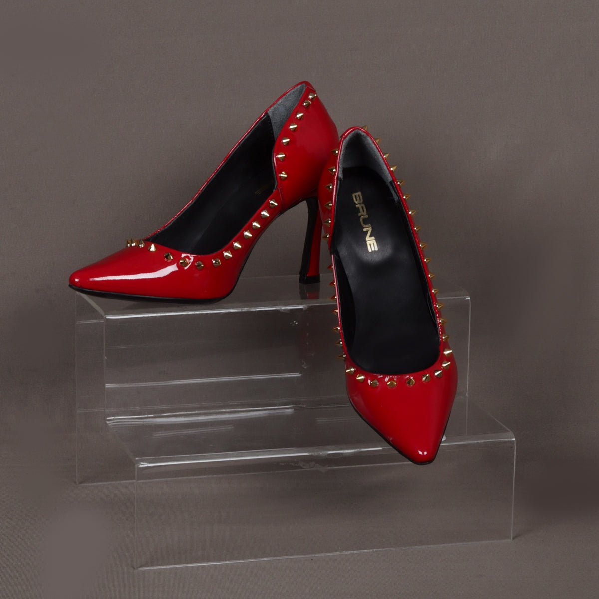 Buy Ebony Heels : Red Platform High Heels For Women | Red Stilettos Heels  (numeric_9) at Amazon.in