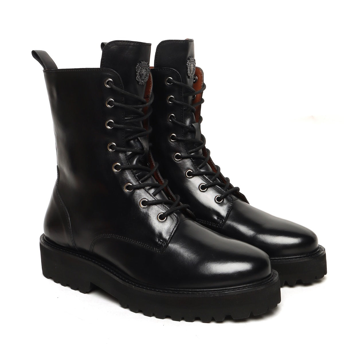light Weight Ladies Leather Black Boot