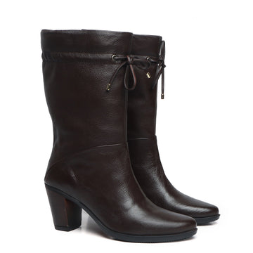 Brown Forever Comfort High Ankle Ladies Boots By Brune & Bareskin