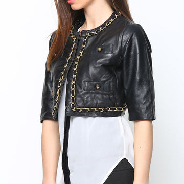 New Ladies Leather Black Jacket Bt Brune & Bareskin