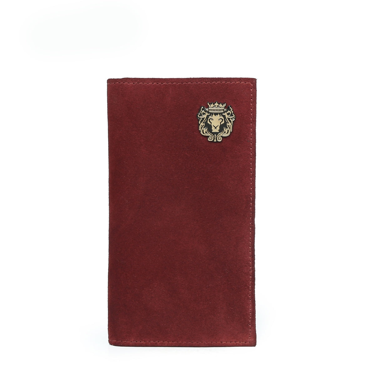 Hand Clutch/Wallet In Red Suede For Women By Brune & Bareskin