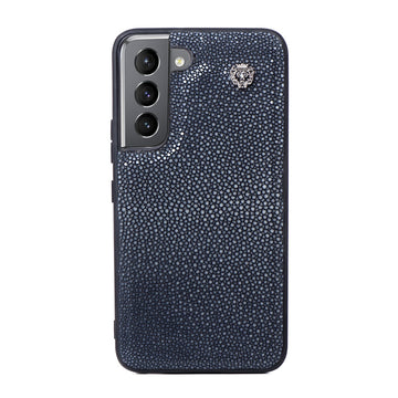 Samsung S Series Mobile Cover in Exotic Stingray Fish Leather