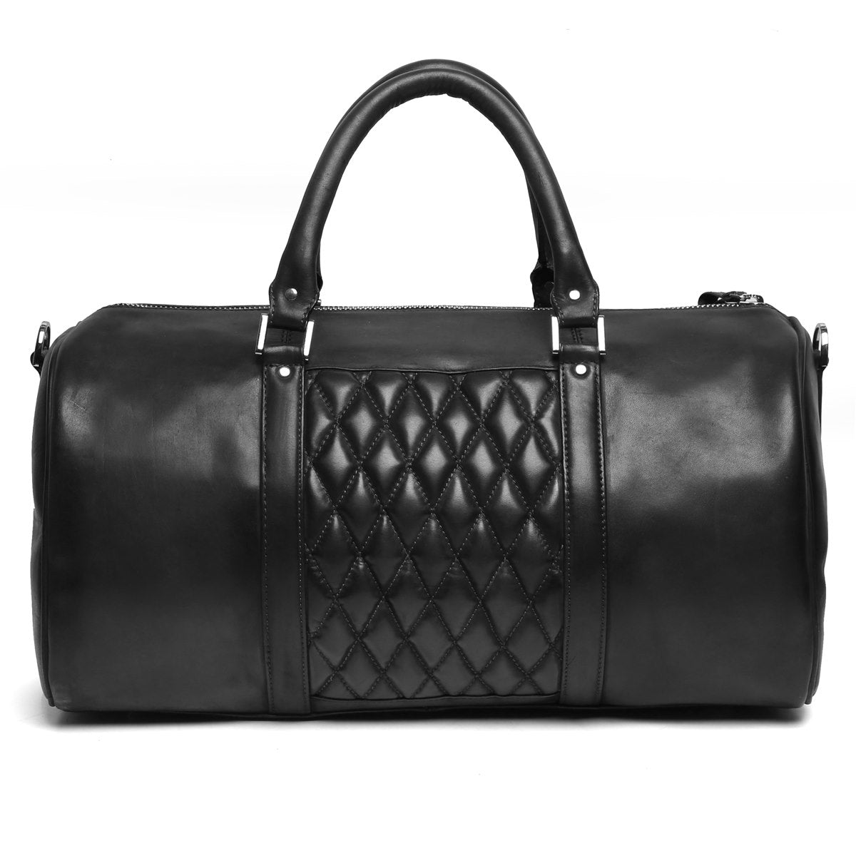 RockCow Black Leather Duffle Bag, Mens Weekend Bag, Mens Travel Bag –  ROCKCOWLEATHERSTUDIO