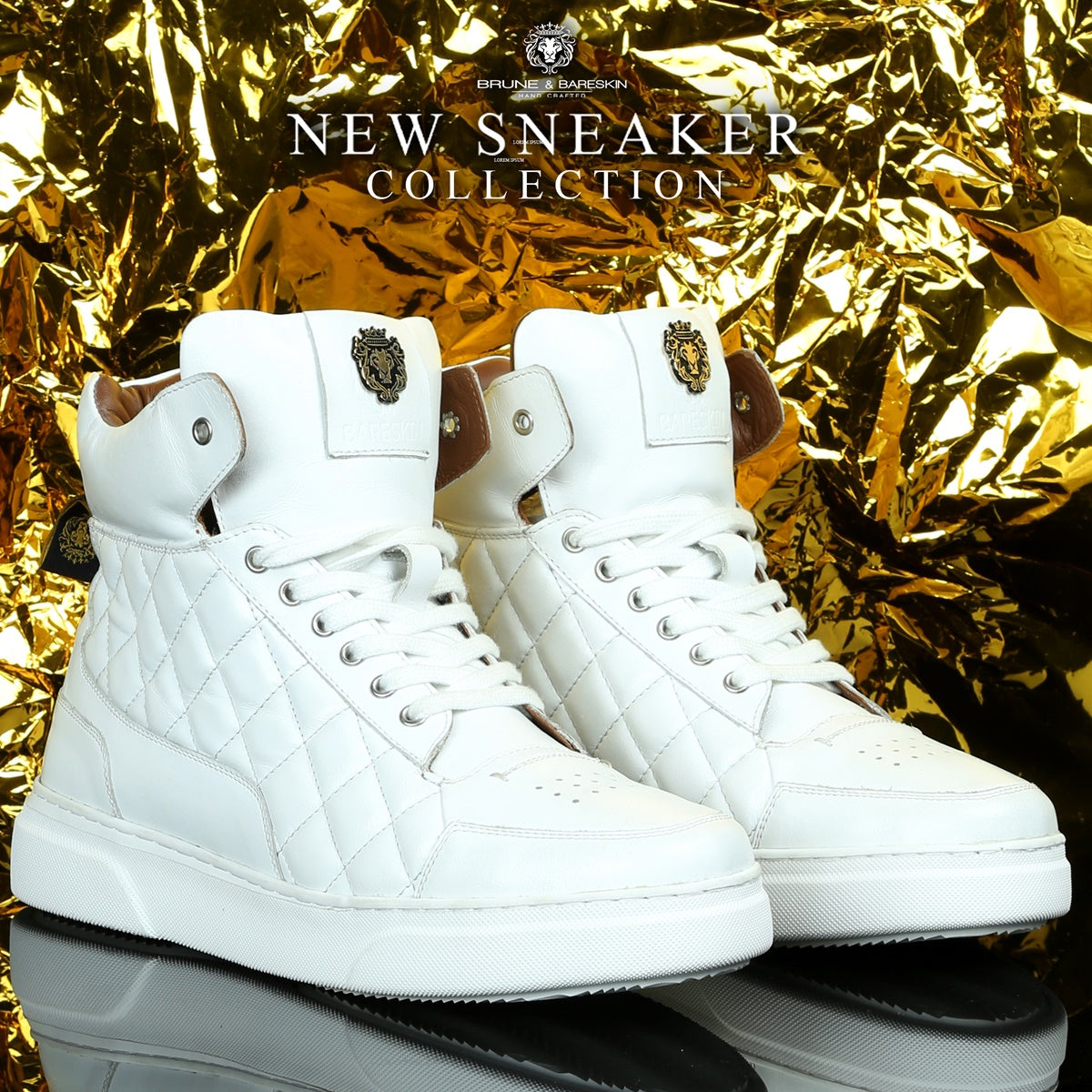 Mens Off-White white Leather Mid-Top Sponge Sneakers | Harrods #  {CountryCode}