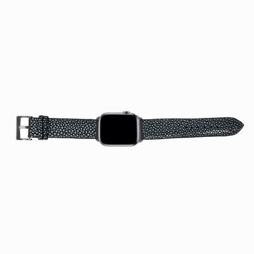 Genuine Sting Ray Leather Apple Watch Strap